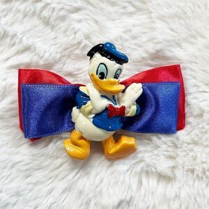 🔮 5/$25 Disney Vintage Hand Painted‎ Donald Duck Hair Barrette
